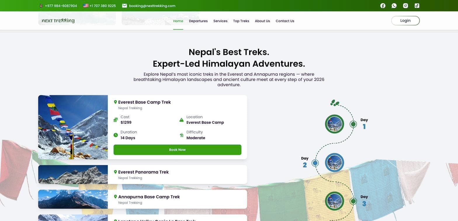 Next Trekking — preview